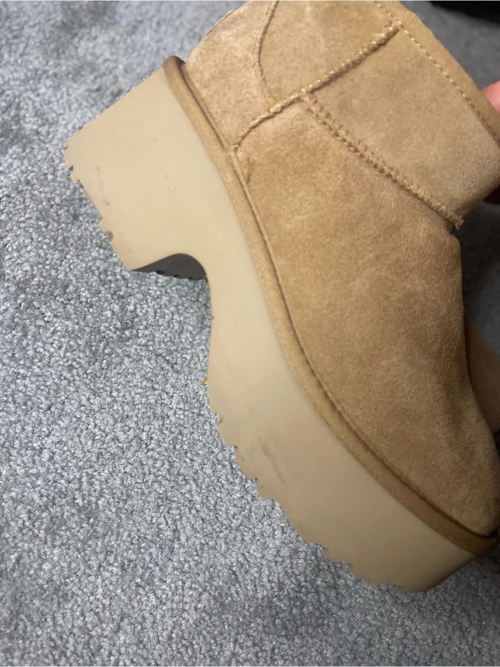 UGG Women's Classic Ultra Mini New Heights Chesnut 10